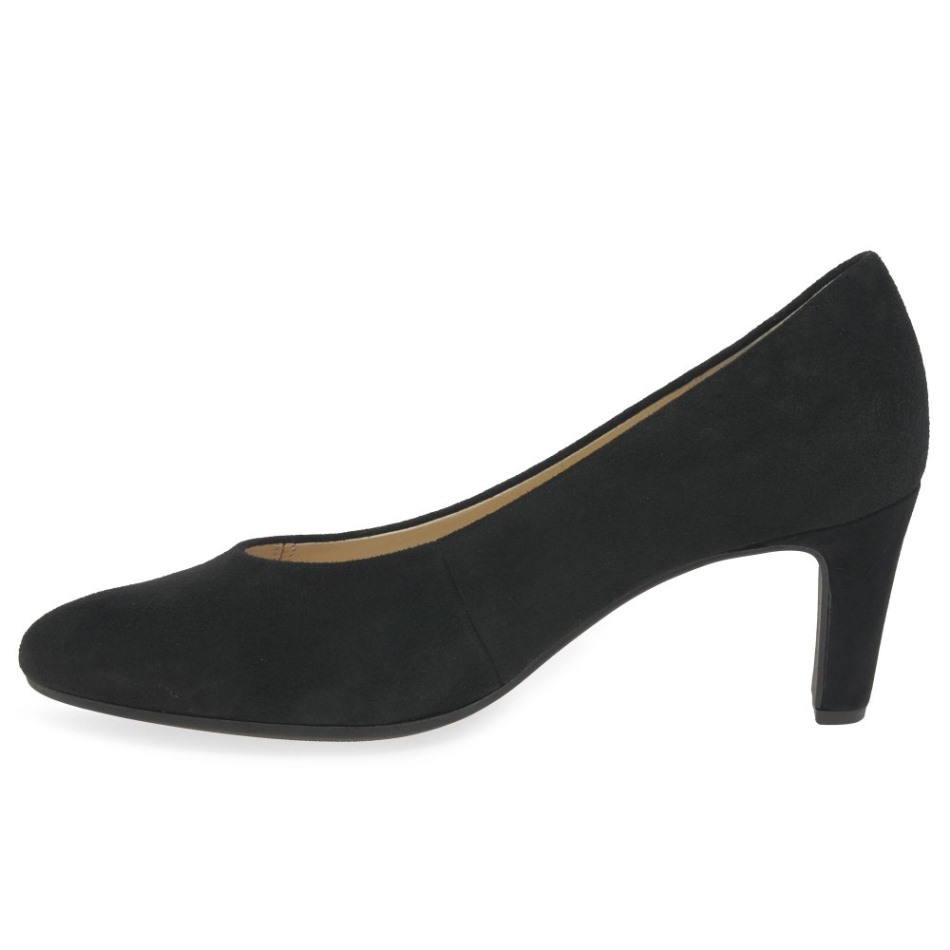 Escarpins Pour Dames Edina Gabor | Daim Noir Exclusif